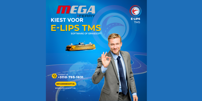 Mega Ferry kiest voor e-Lips TMS van Erniesoft!