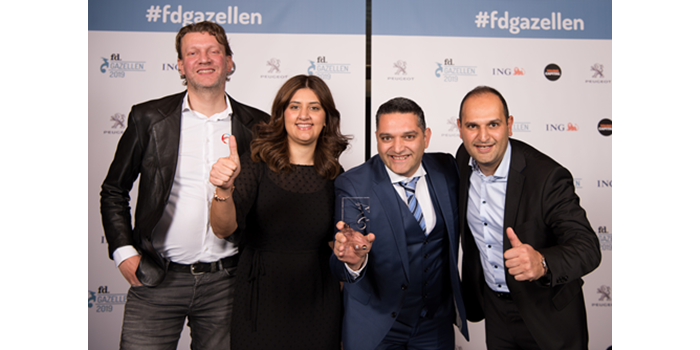 Erniesoft wint FD Gazellen Award 2019