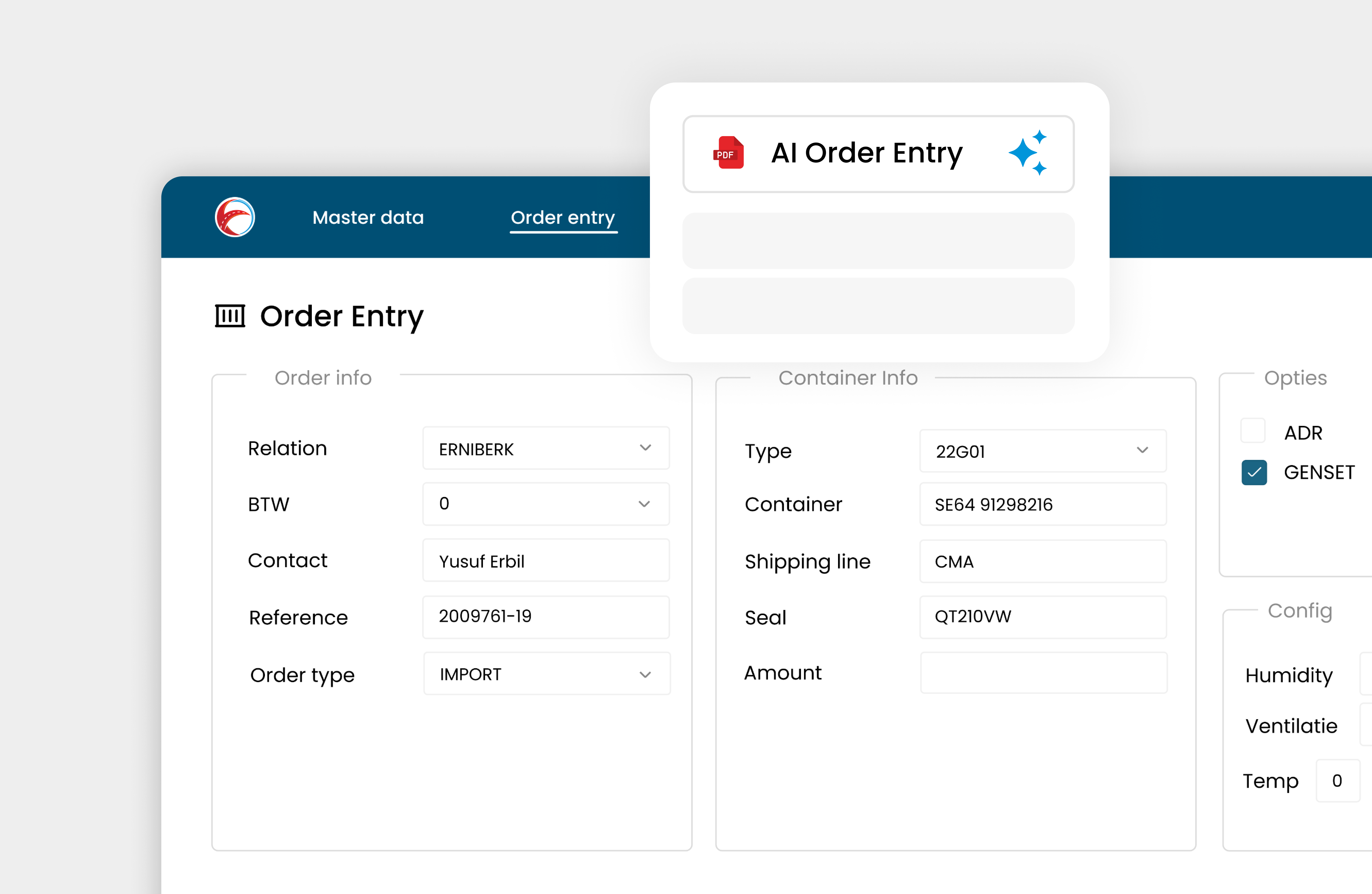 e-Lips TMS Order Invoer