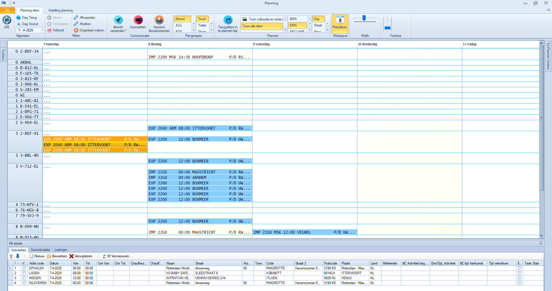 Grafisch Planbord - 